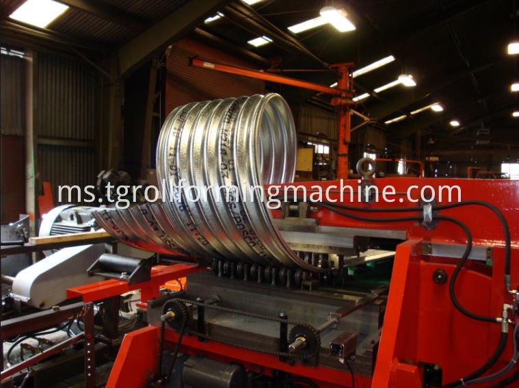Metal Drain Pipe Culvert Machinery